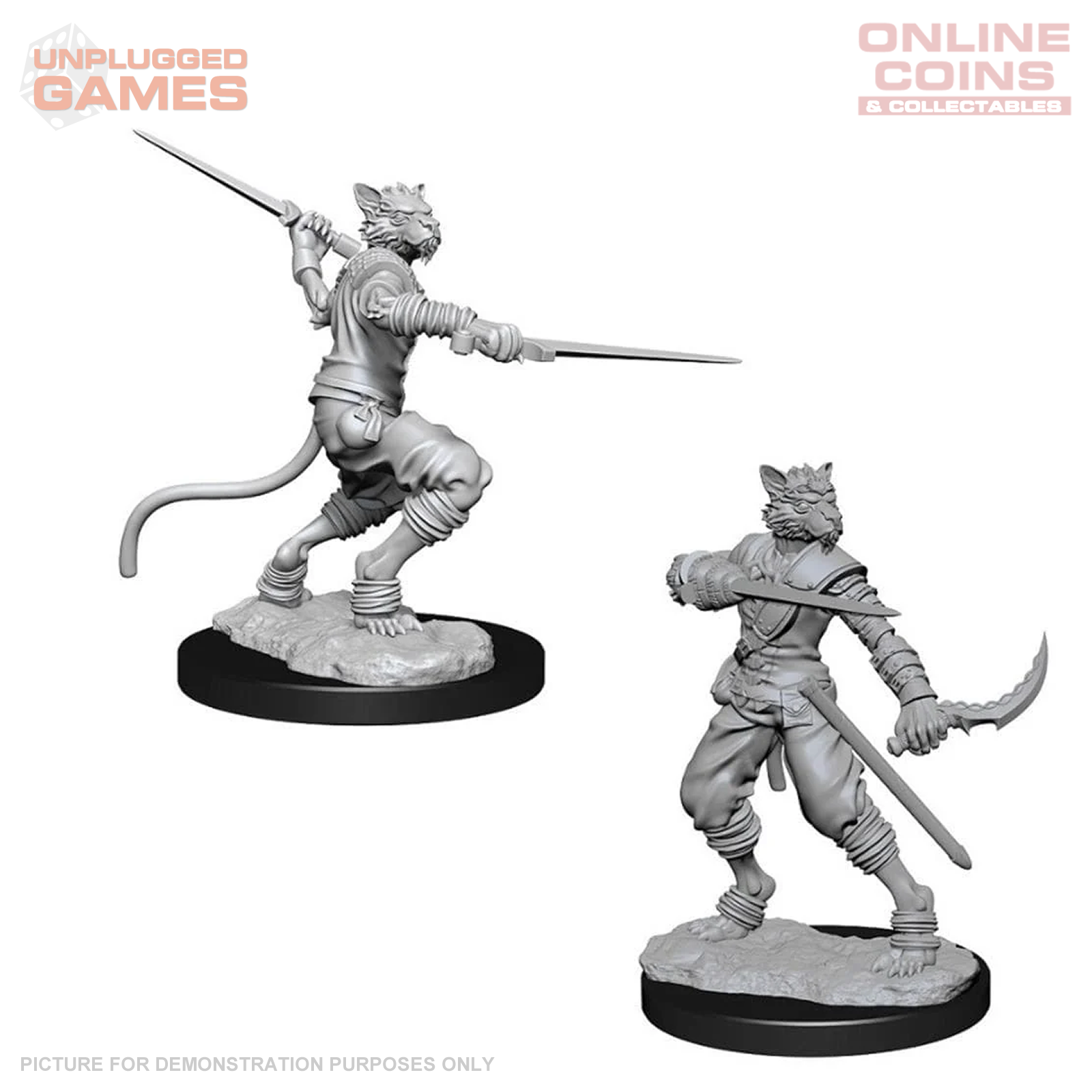 D&D Nolzurs Marvelous Unpainted Miniatures Male Tabaxi Rogue